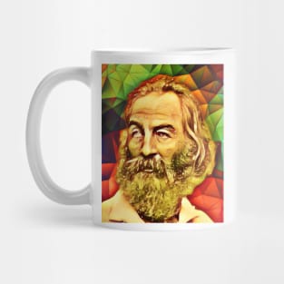 Walt Whitman Snow Portrait | Walt Whitman Artwork 10 Mug